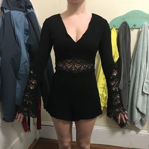 Black Romper NWT